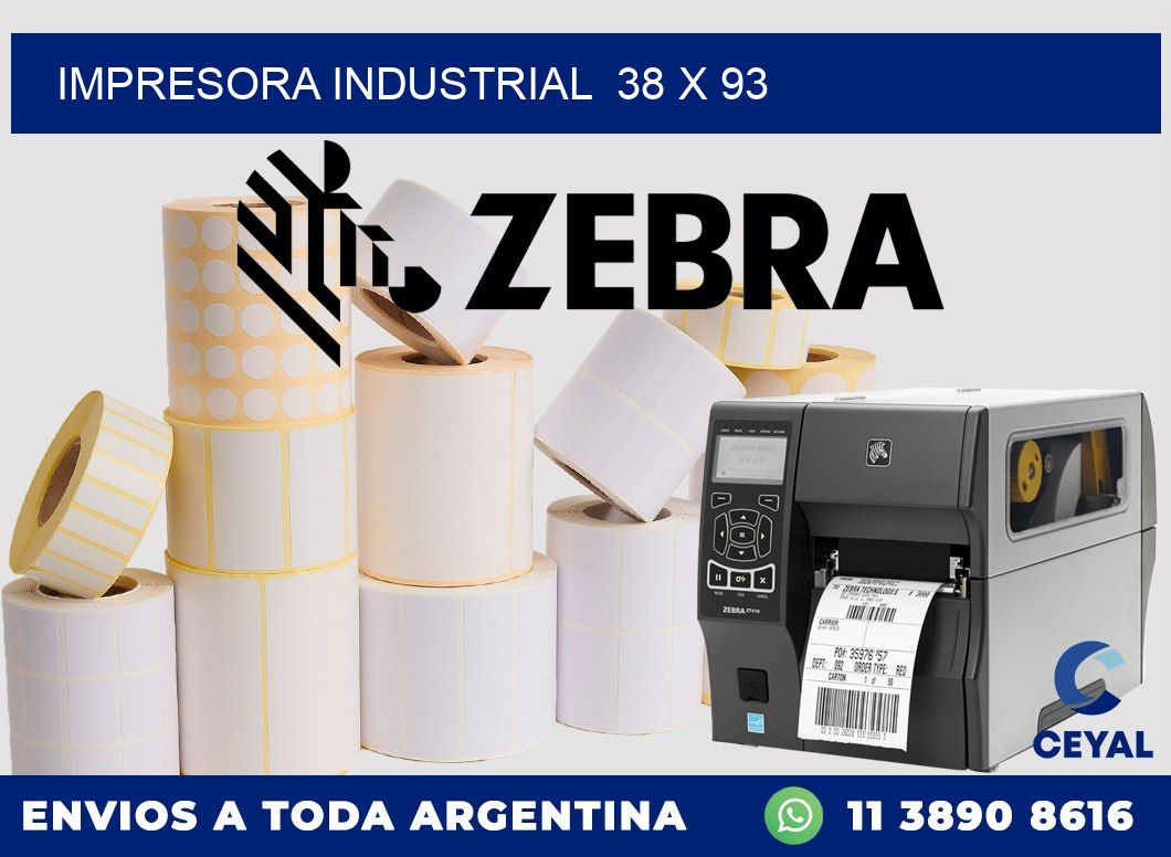 impresora industrial  38 x 93