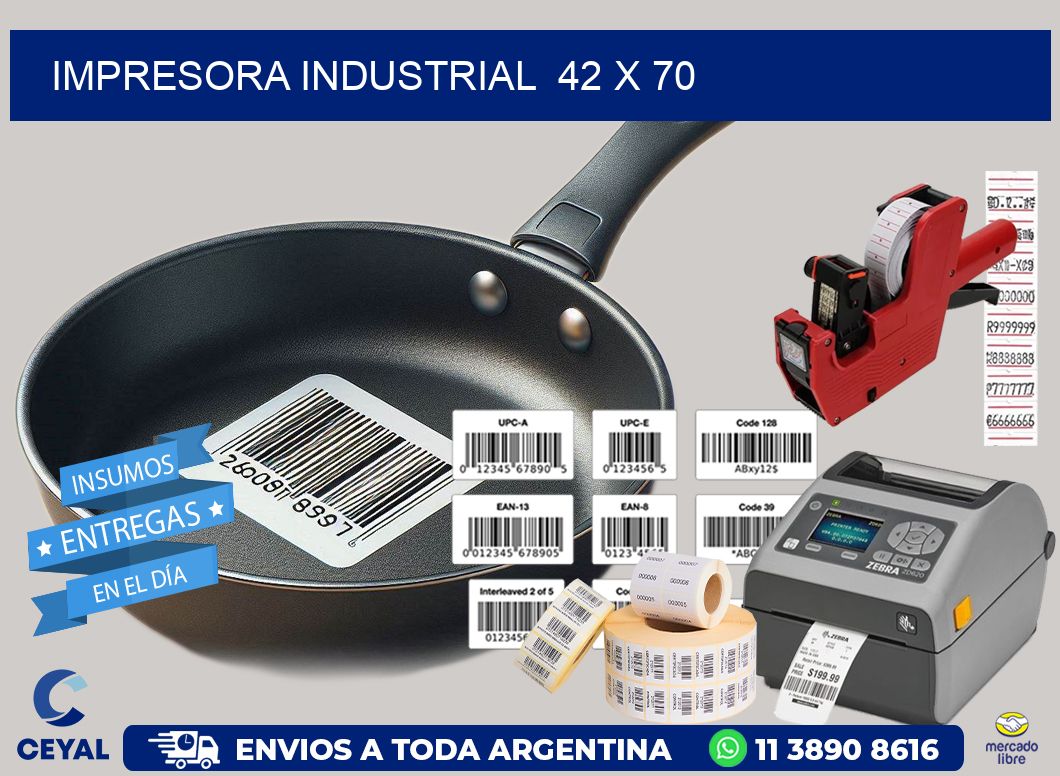 impresora industrial  42 x 70