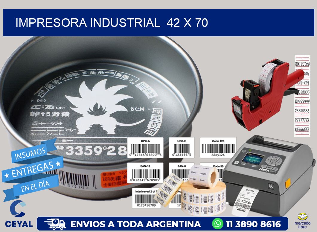 impresora industrial  42 x 70