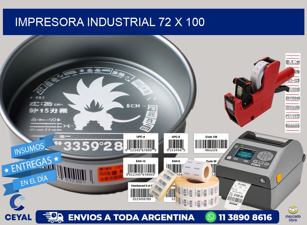 impresora industrial 72 x 100