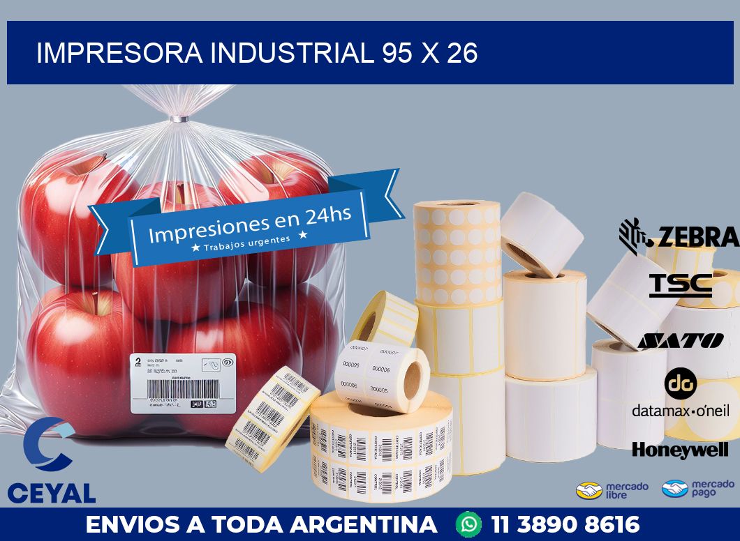 impresora industrial 95 x 26