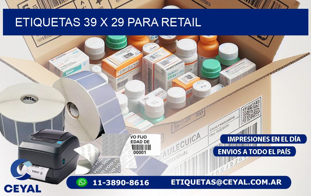 ETIQUETAS 39 x 29 PARA RETAIL