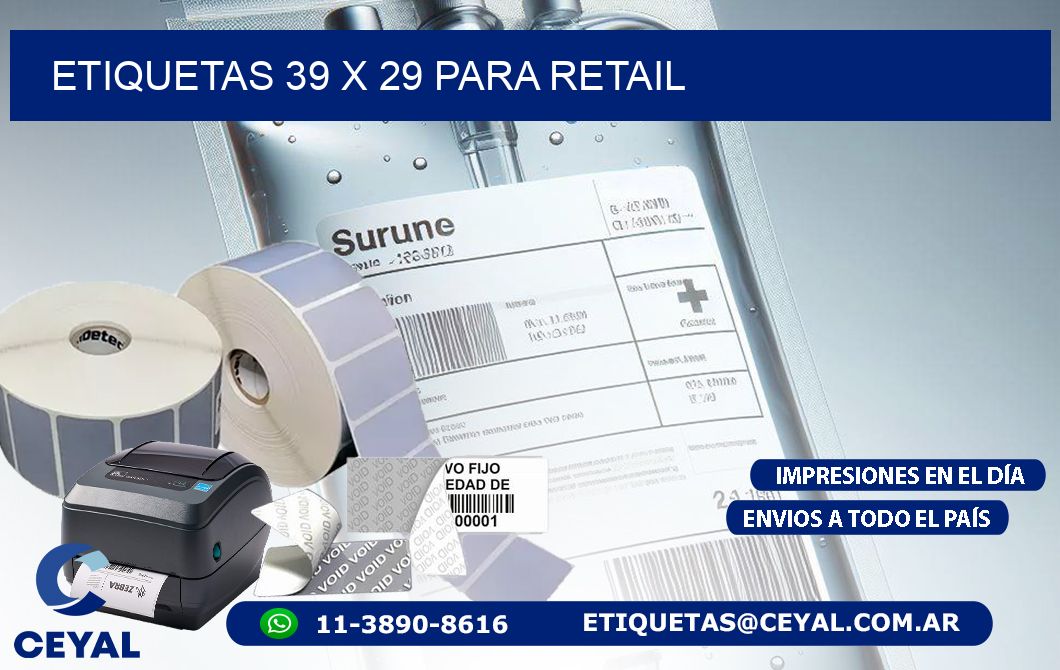 ETIQUETAS 39 x 29 PARA RETAIL