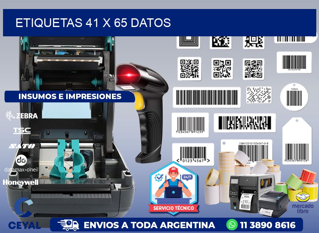 ETIQUETAS 41 x 65 DATOS