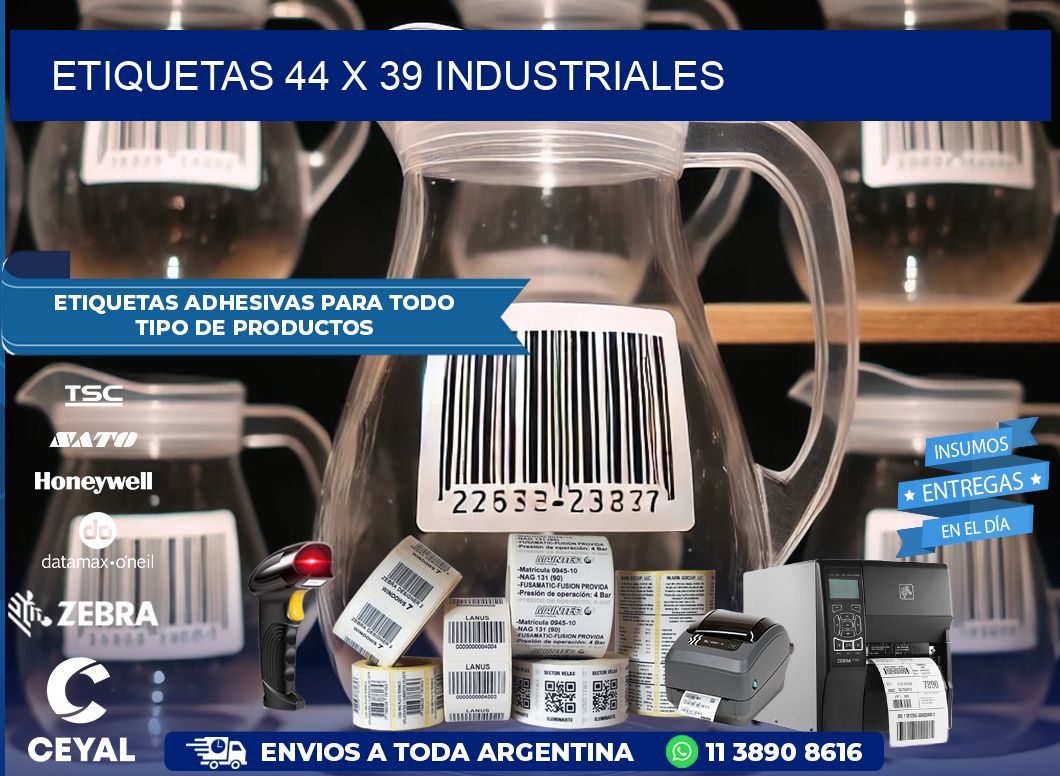 ETIQUETAS 44 x 39 INDUSTRIALES