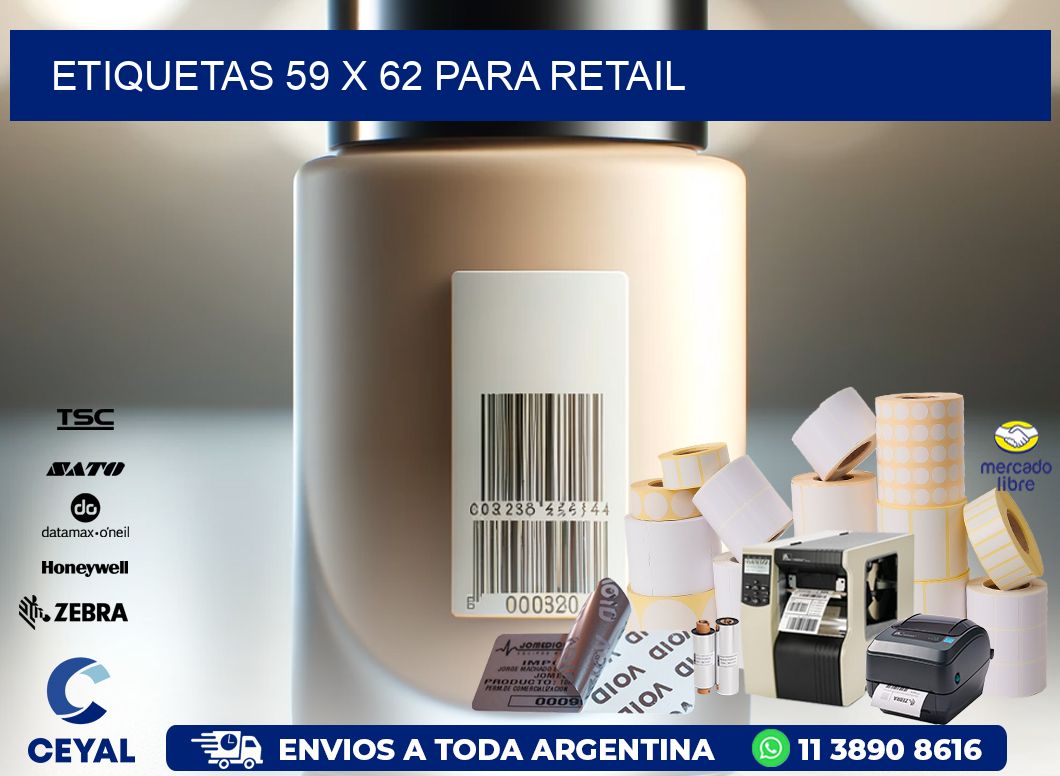 ETIQUETAS 59 x 62 PARA RETAIL