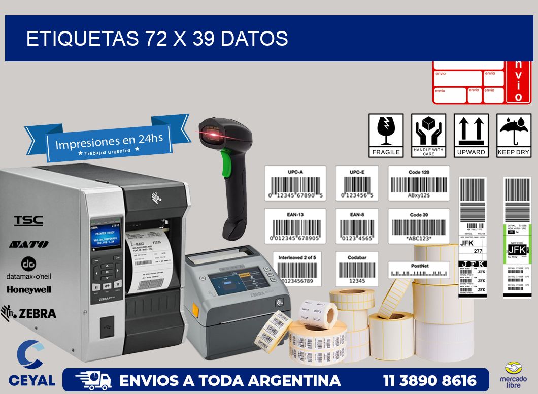 ETIQUETAS 72 x 39 DATOS