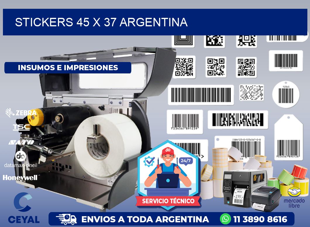 STICKERS 45 x 37 ARGENTINA