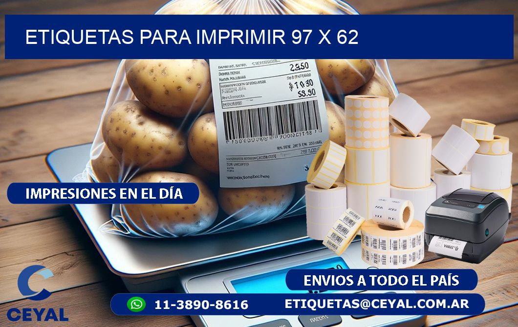 etiquetas para imprimir 97 x 62