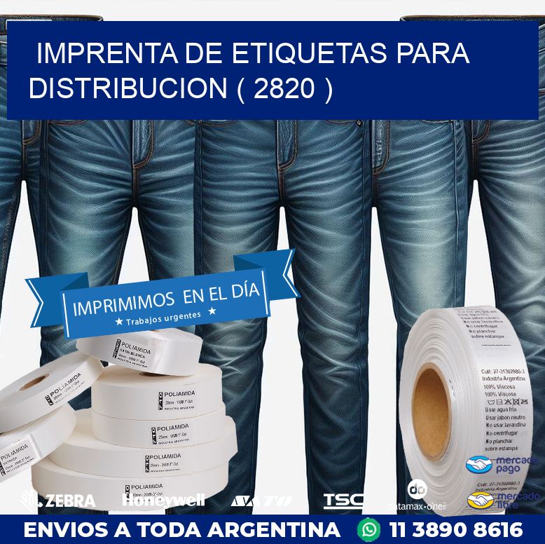 imprenta de etiquetas para distribucion ( 2820 )