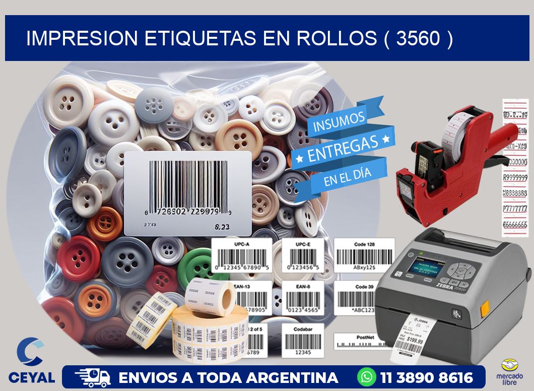 impresion etiquetas en rollos ( 3560 )