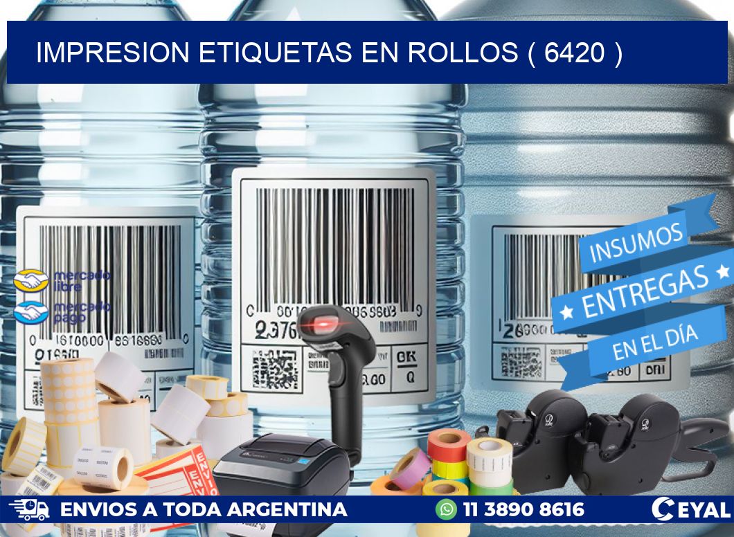 impresion etiquetas en rollos ( 6420 )