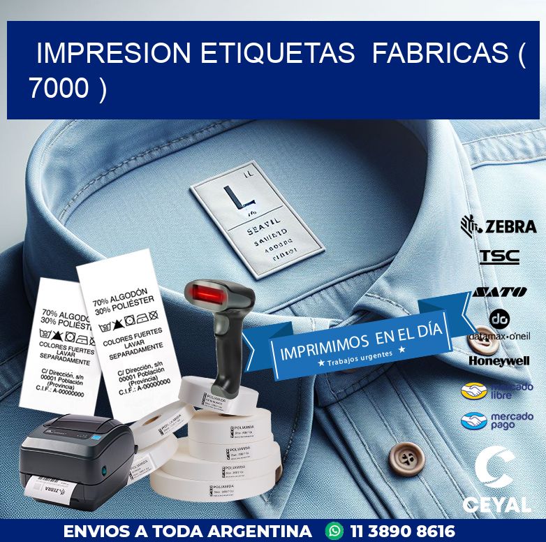 impresion etiquetas  fabricas ( 7000 )