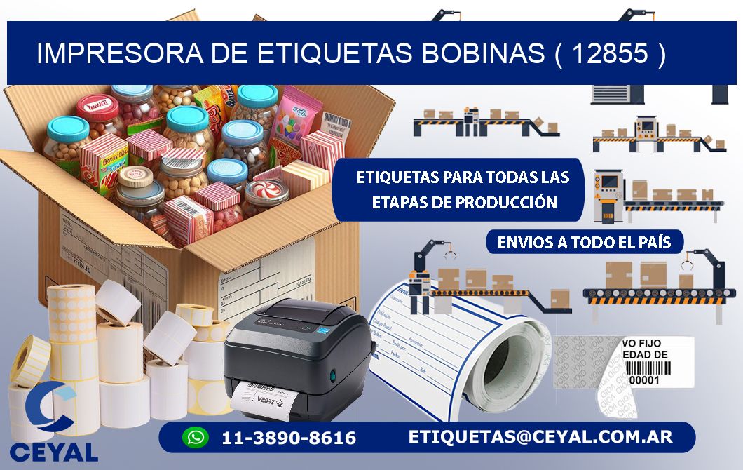 impresora de etiquetas bobinas ( 12855 )