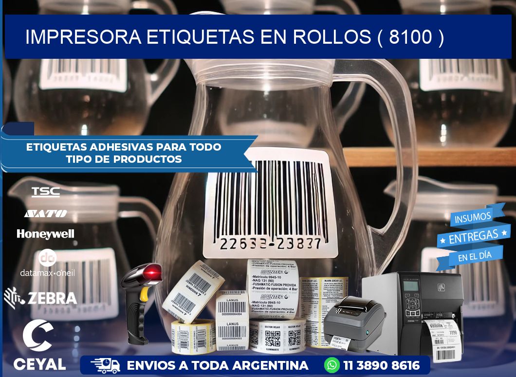 impresora etiquetas en rollos ( 8100 )