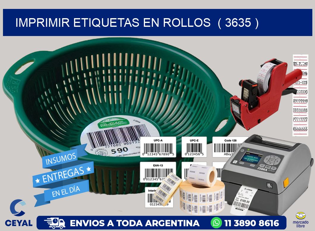 imprimir etiquetas en rollos  ( 3635 )