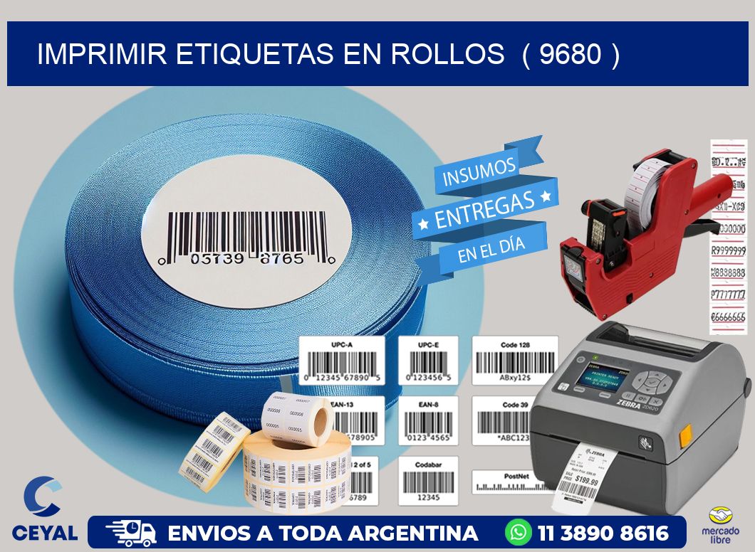 imprimir etiquetas en rollos  ( 9680 )