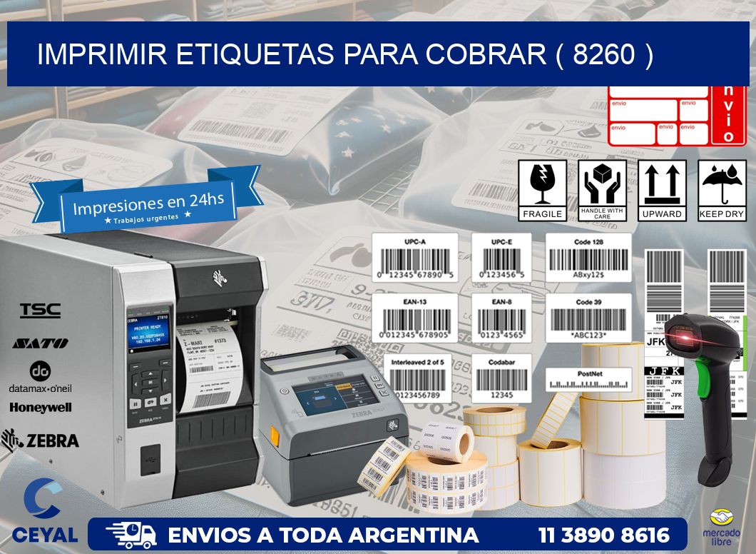 imprimir etiquetas para cobrar ( 8260 )