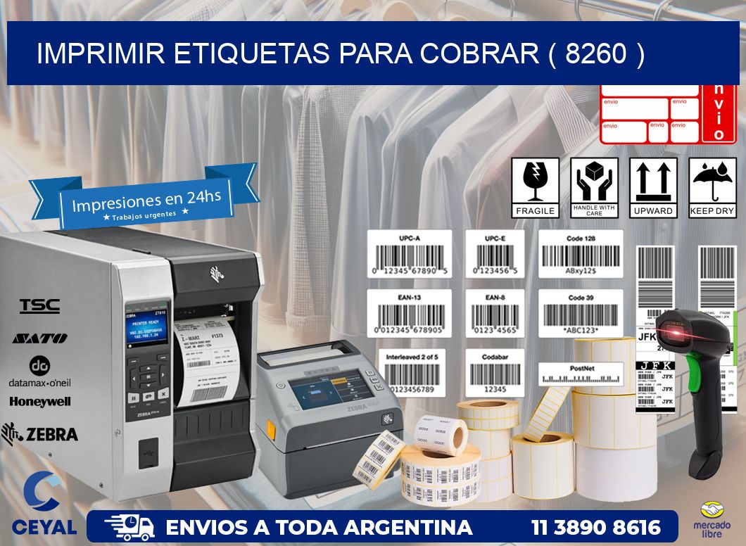 imprimir etiquetas para cobrar ( 8260 )