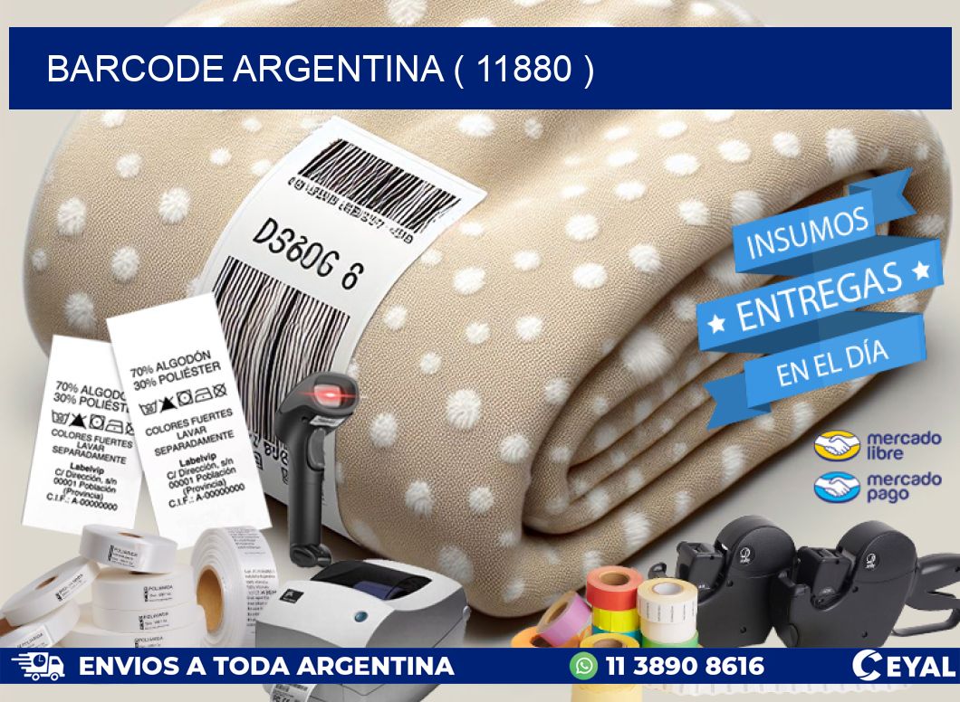 BARCODE ARGENTINA ( 11880 )