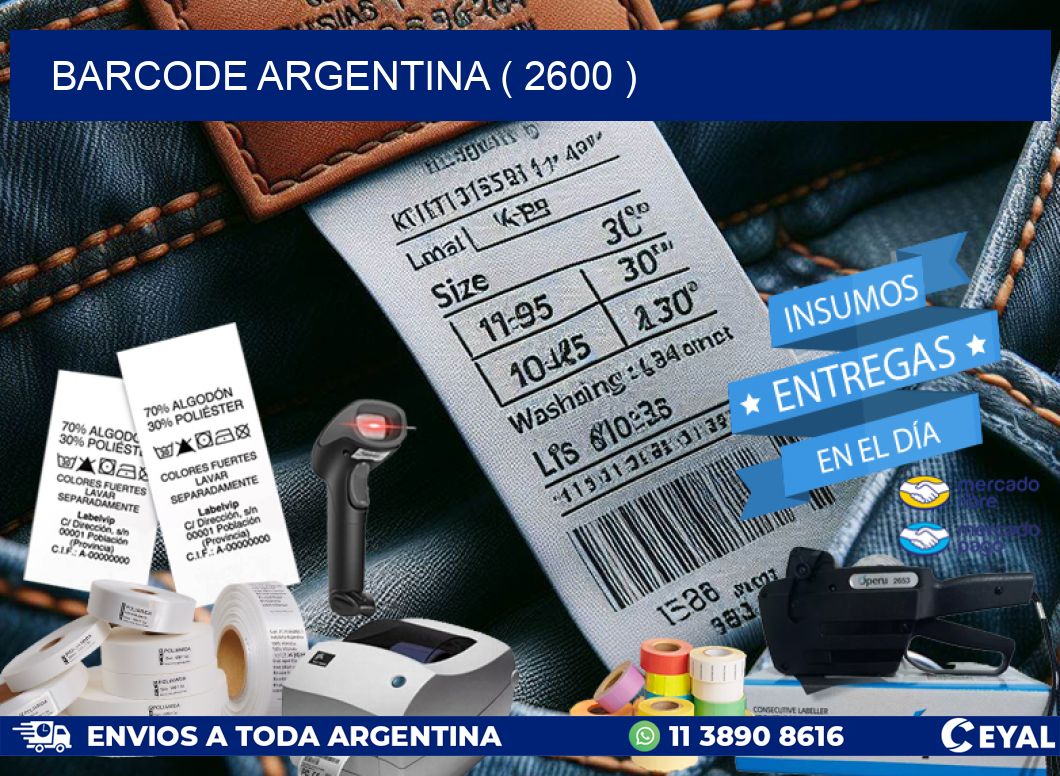 BARCODE ARGENTINA ( 2600 )