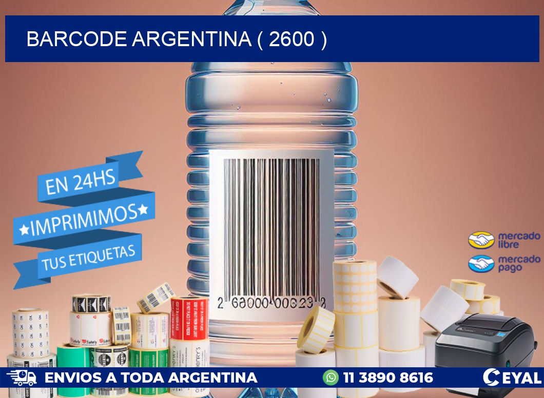 BARCODE ARGENTINA ( 2600 )