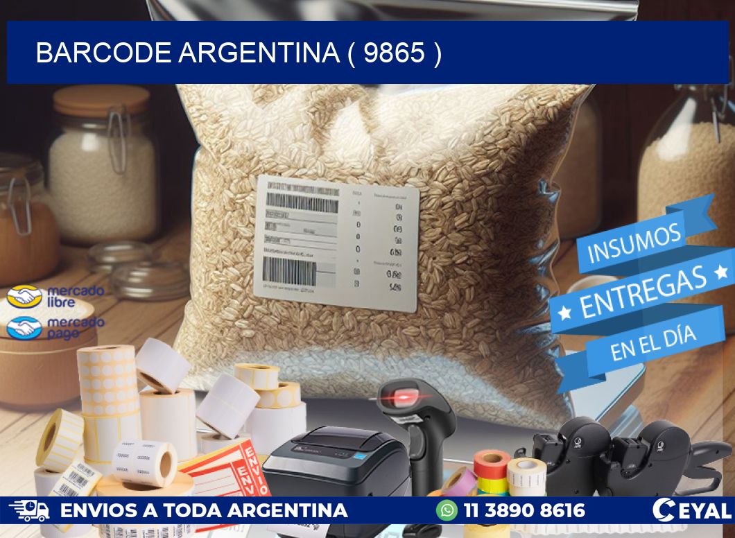 BARCODE ARGENTINA ( 9865 )