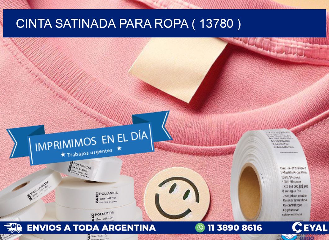 CINTA SATINADA PARA ROPA ( 13780 )