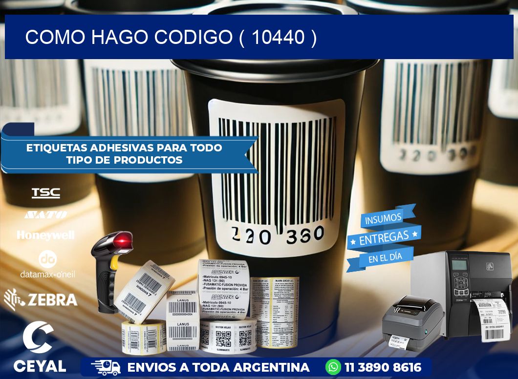 COMO HAGO CODIGO ( 10440 )