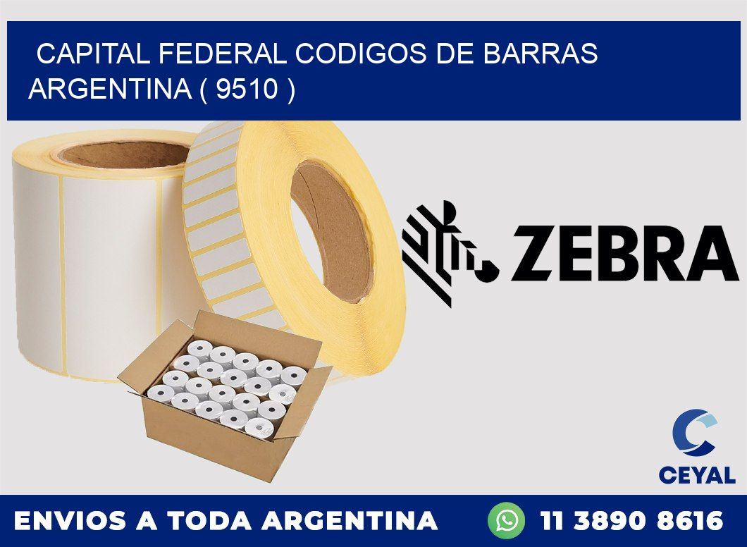 Capital federal codigos de barras argentina ( 9510 )