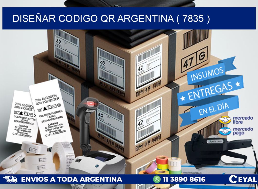 DISEÑAR CODIGO QR ARGENTINA ( 7835 )