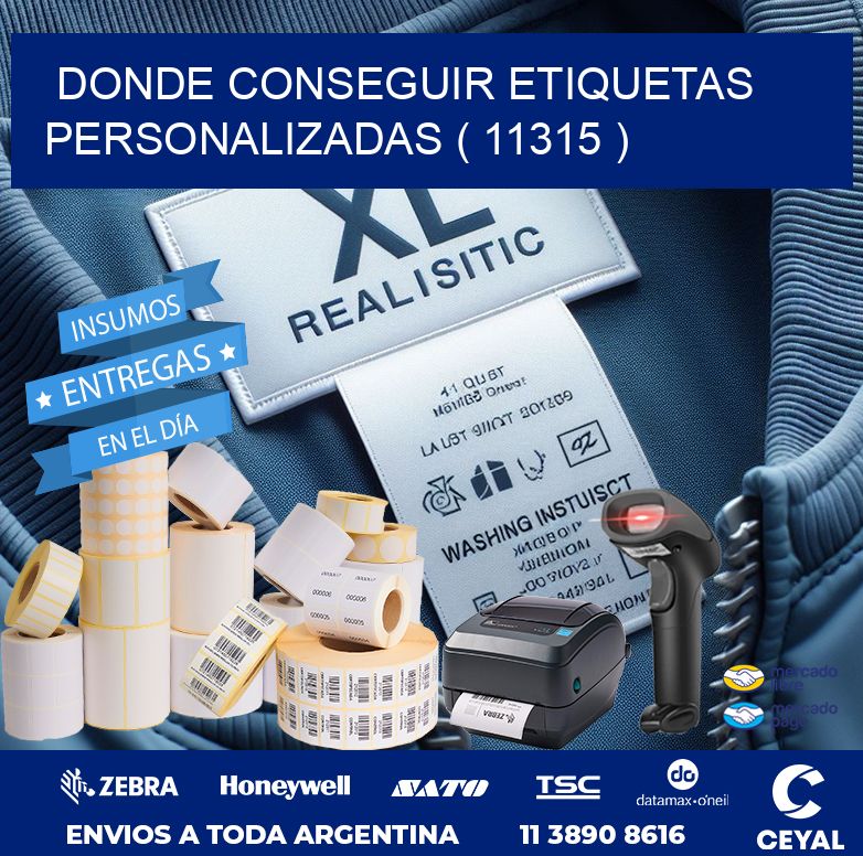 DONDE CONSEGUIR ETIQUETAS PERSONALIZADAS ( 11315 )