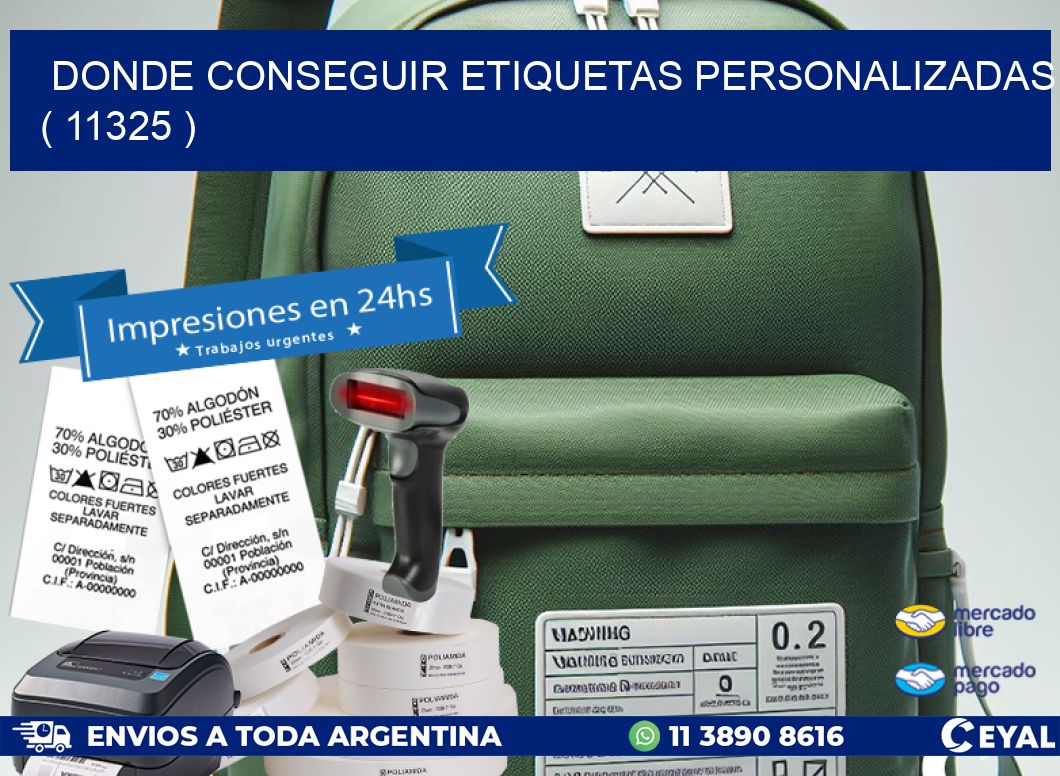 DONDE CONSEGUIR ETIQUETAS PERSONALIZADAS ( 11325 )