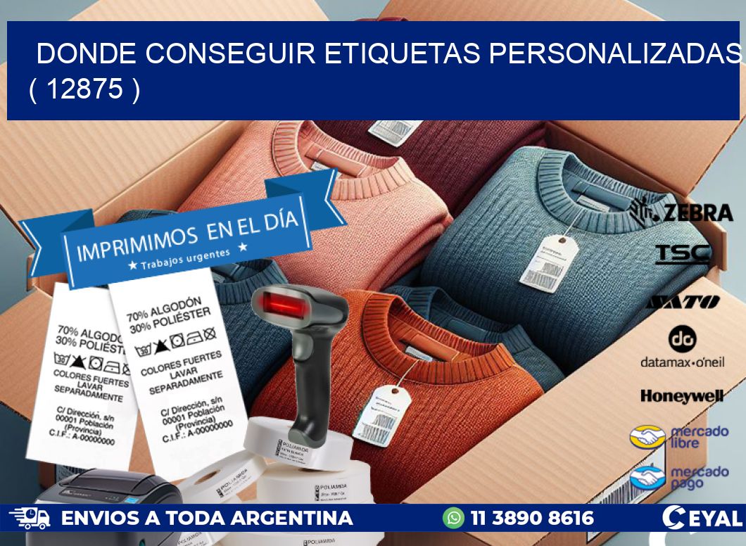 DONDE CONSEGUIR ETIQUETAS PERSONALIZADAS ( 12875 )