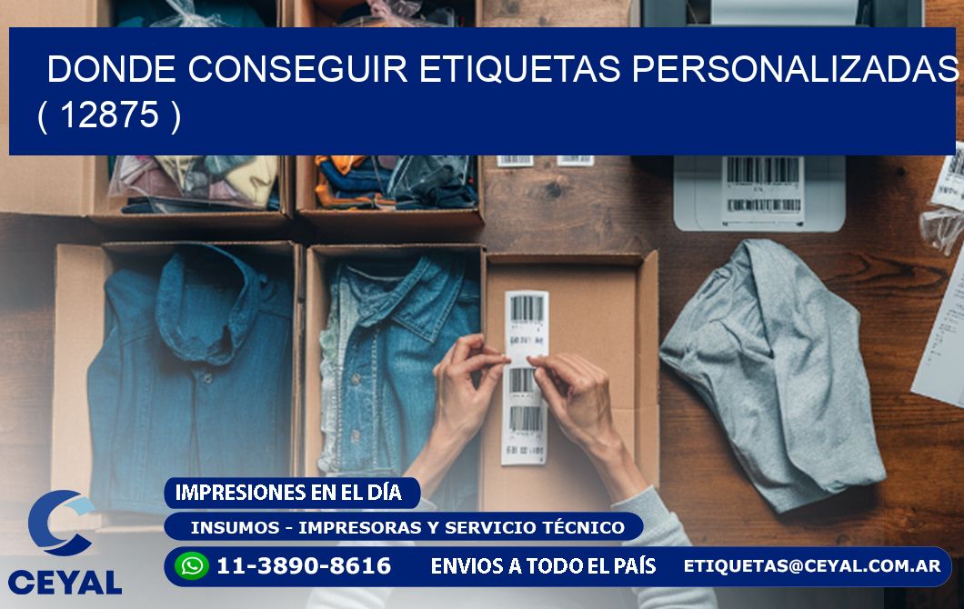 DONDE CONSEGUIR ETIQUETAS PERSONALIZADAS ( 12875 )