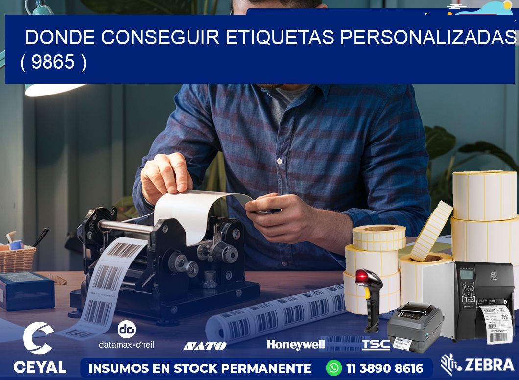 DONDE CONSEGUIR ETIQUETAS PERSONALIZADAS ( 9865 )