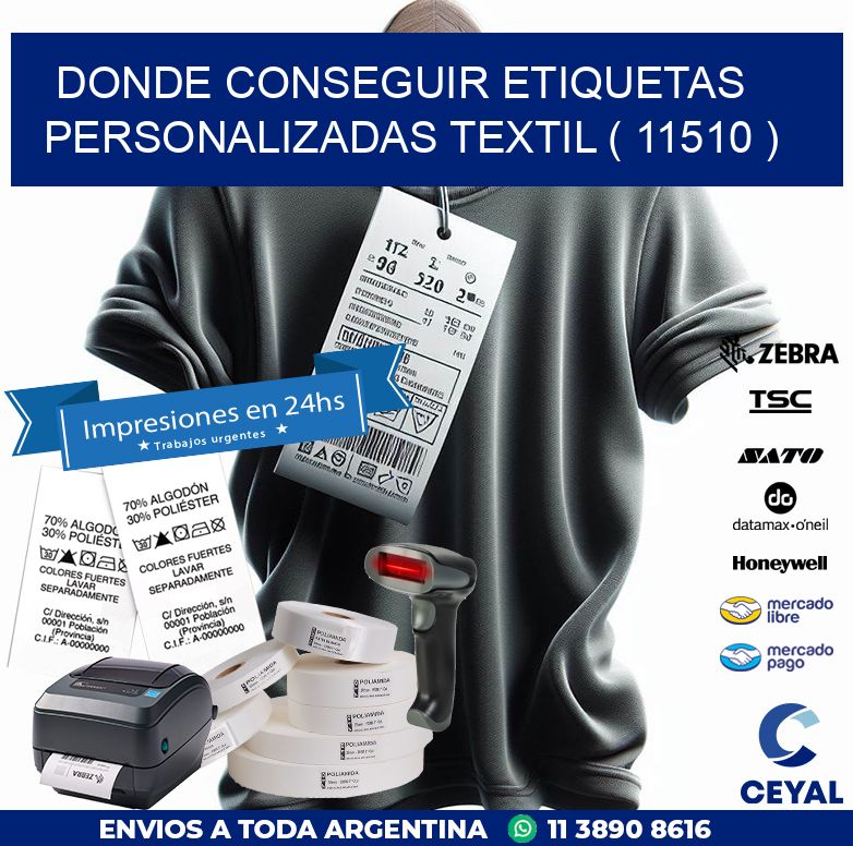 DONDE CONSEGUIR ETIQUETAS PERSONALIZADAS TEXTIL ( 11510 )