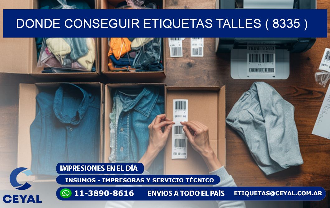 DONDE CONSEGUIR ETIQUETAS TALLES ( 8335 )