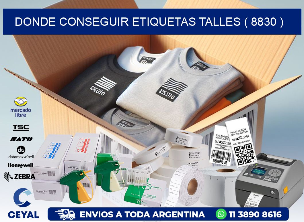 DONDE CONSEGUIR ETIQUETAS TALLES ( 8830 )