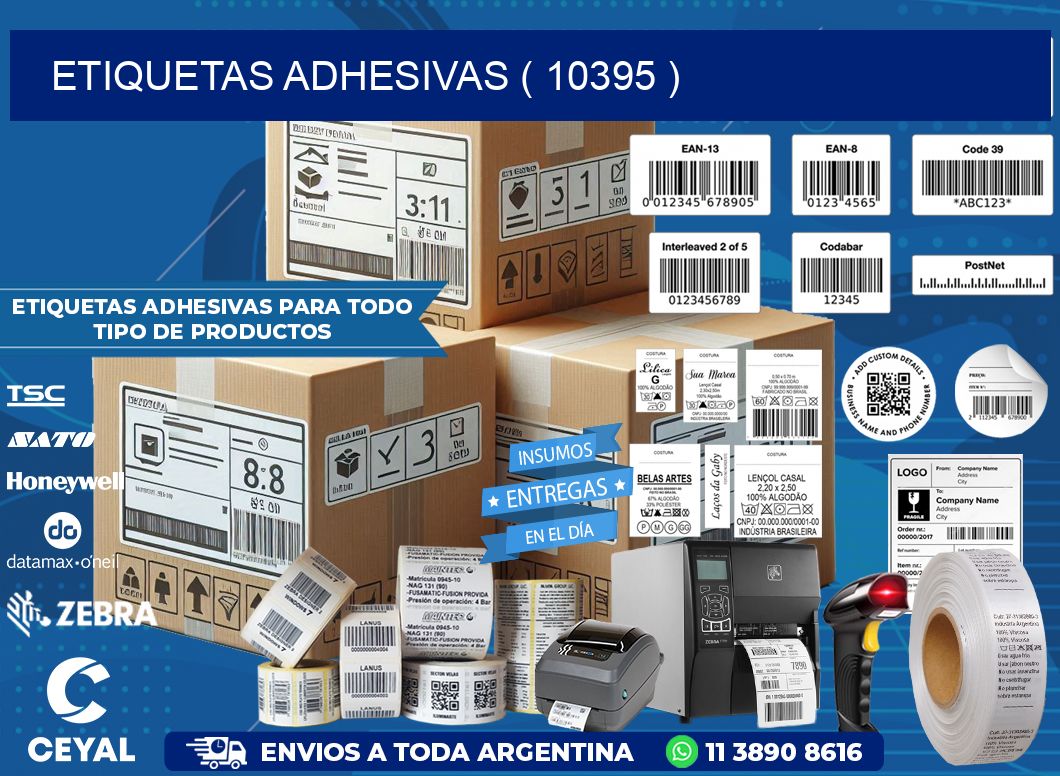 ETIQUETAS ADHESIVAS ( 10395 )