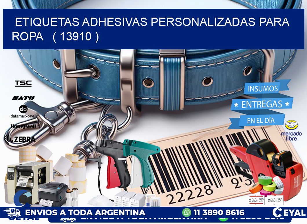 ETIQUETAS ADHESIVAS PERSONALIZADAS PARA ROPA   ( 13910 )