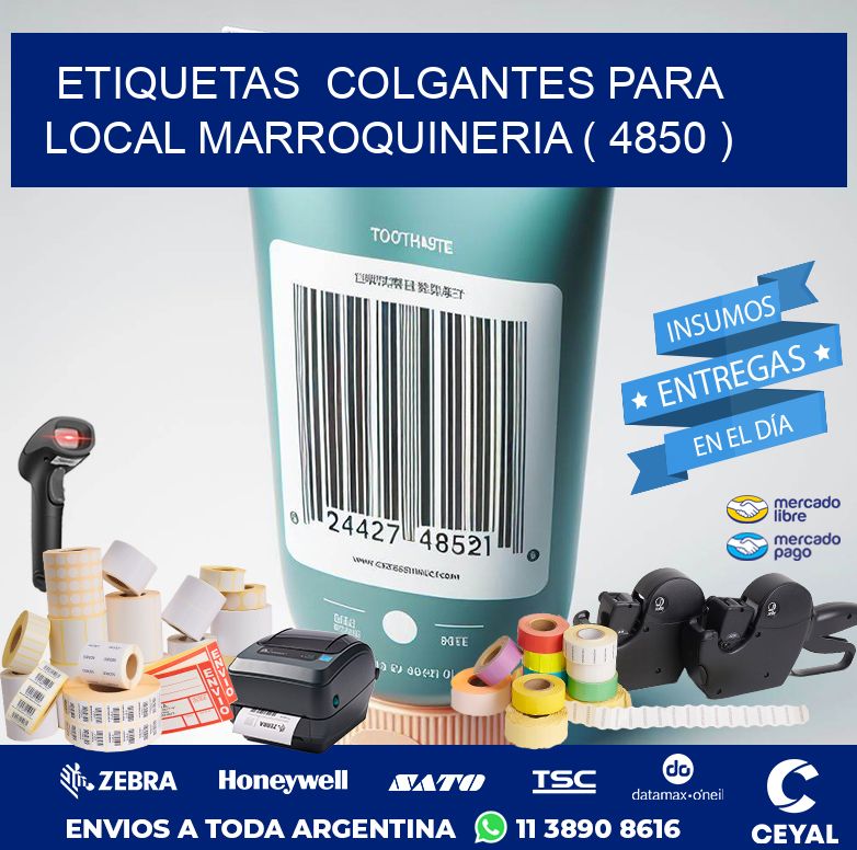 ETIQUETAS  COLGANTES PARA LOCAL MARROQUINERIA ( 4850 )