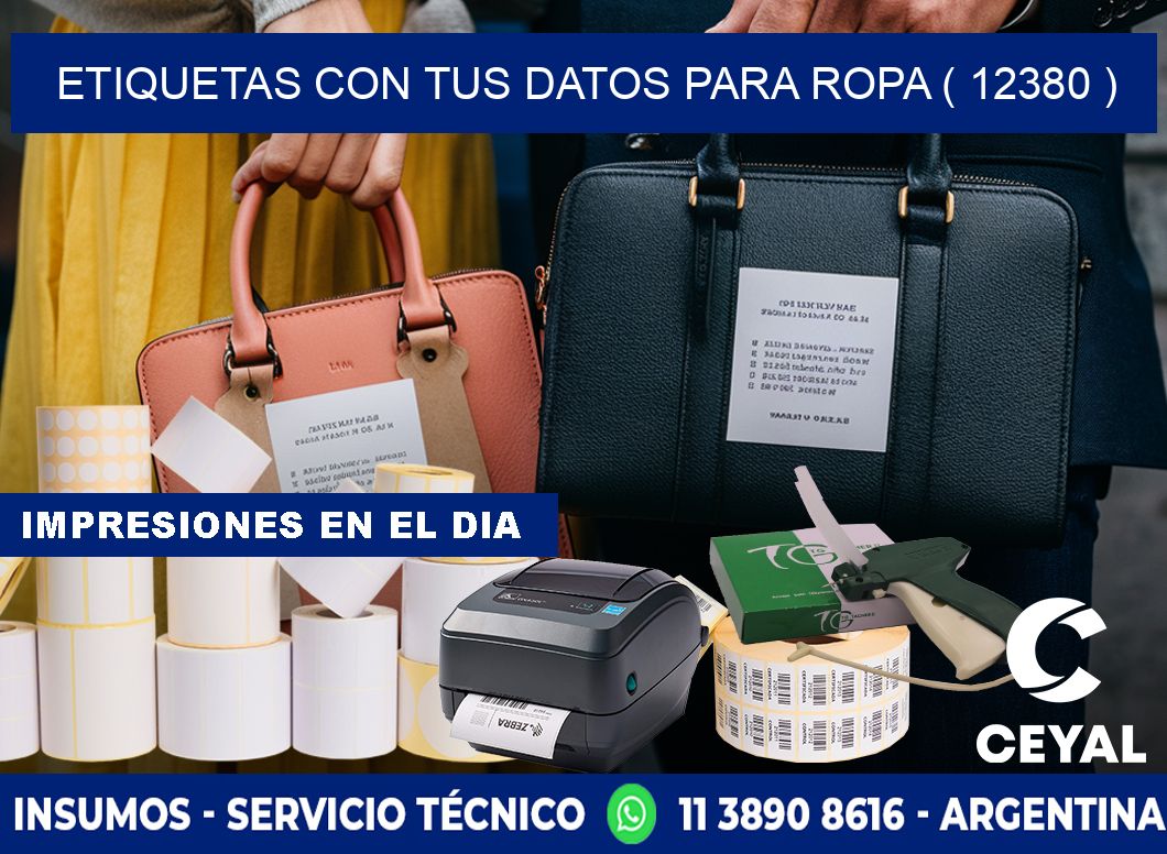 ETIQUETAS CON TUS DATOS PARA ROPA ( 12380 )