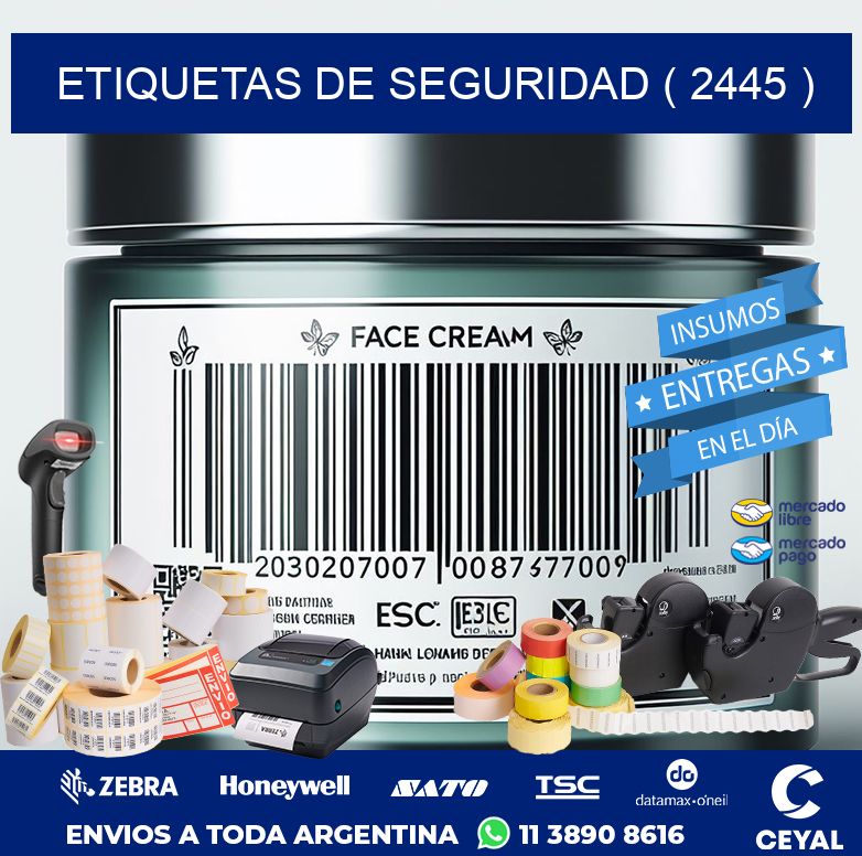 ETIQUETAS DE SEGURIDAD ( 2445 )