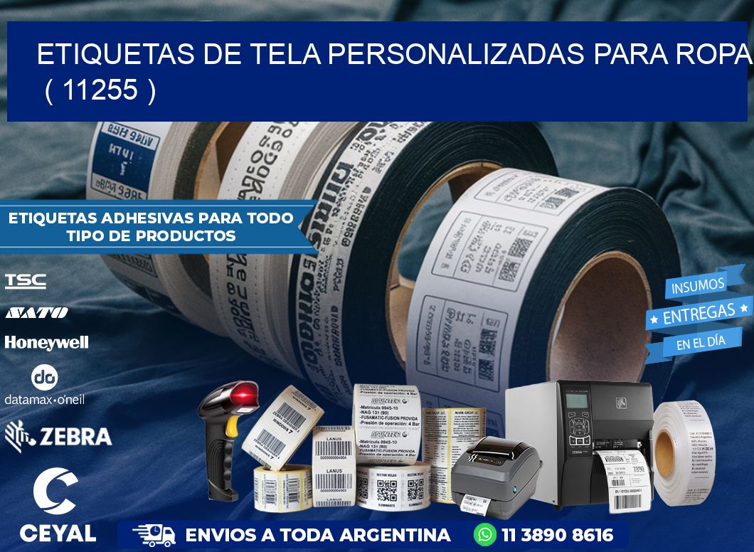 ETIQUETAS DE TELA PERSONALIZADAS PARA ROPA   ( 11255 )