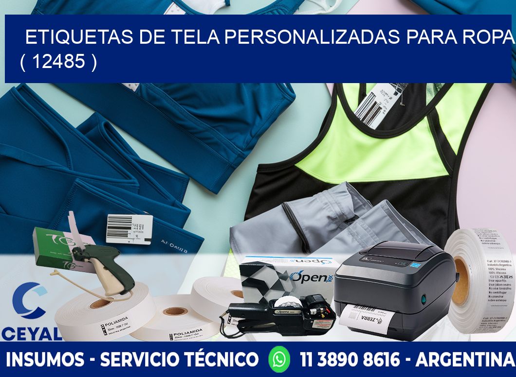 ETIQUETAS DE TELA PERSONALIZADAS PARA ROPA ( 12485 )