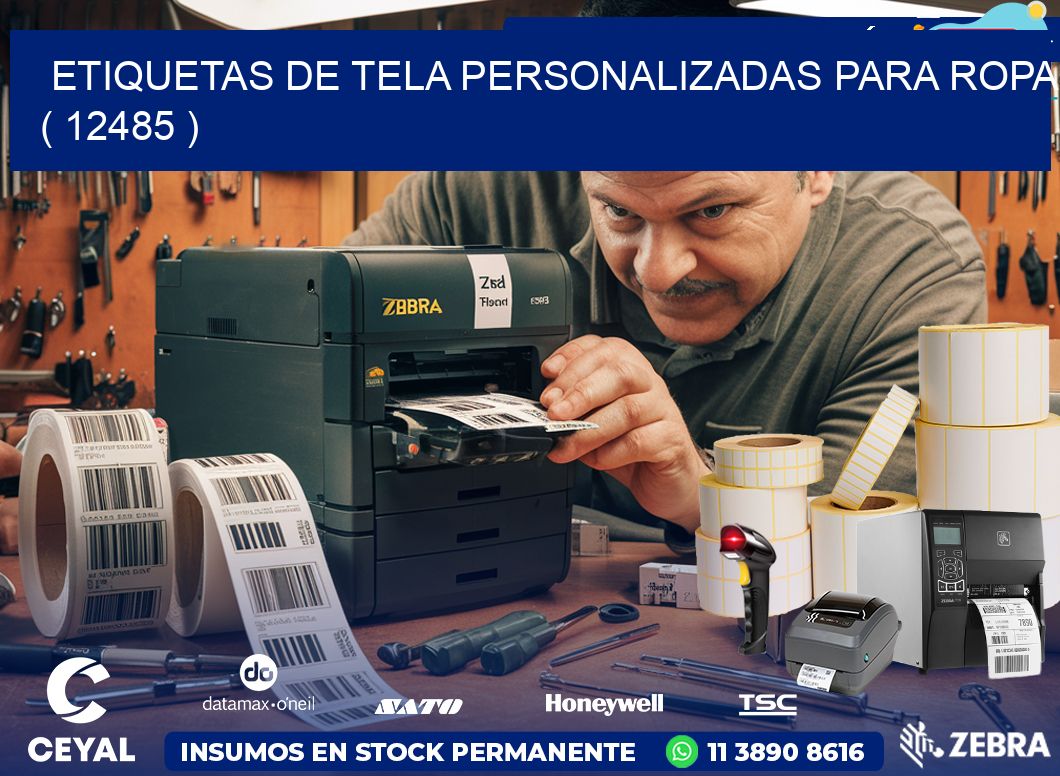 ETIQUETAS DE TELA PERSONALIZADAS PARA ROPA ( 12485 )