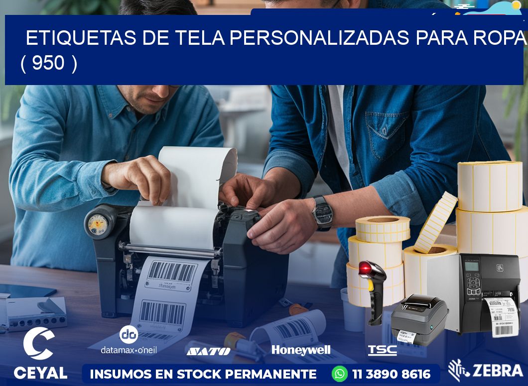 ETIQUETAS DE TELA PERSONALIZADAS PARA ROPA ( 950 )