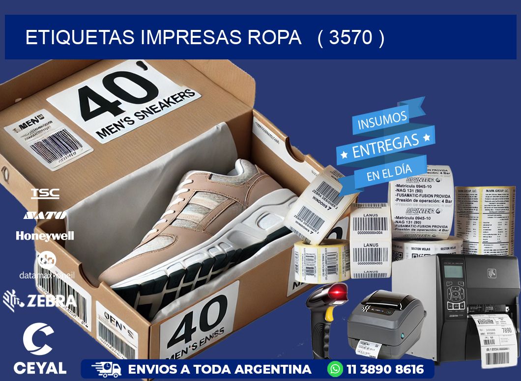 ETIQUETAS IMPRESAS ROPA   ( 3570 )