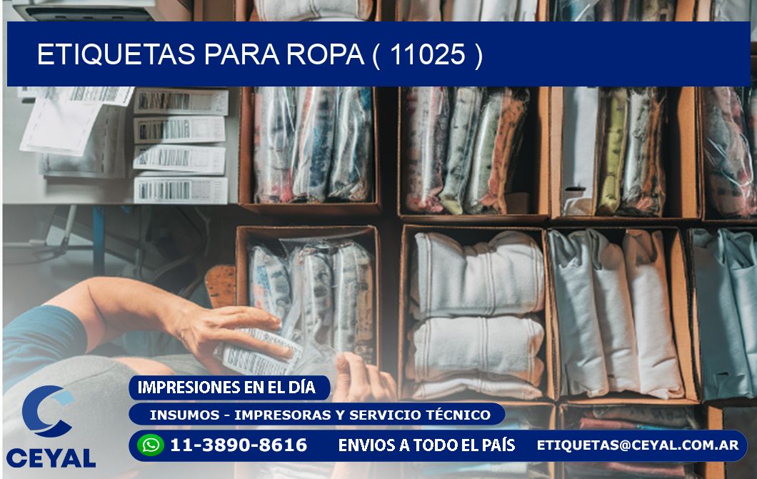 ETIQUETAS PARA ROPA ( 11025 )